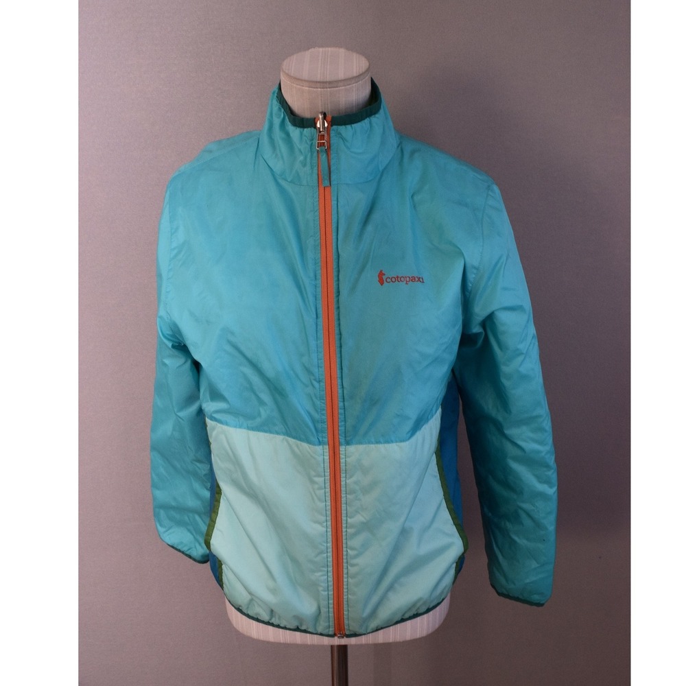 Cotopaxi Teca Calido Jacket Kids Large Teal Green Insulated Full Zip